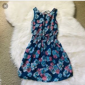 Blue Floral Dress